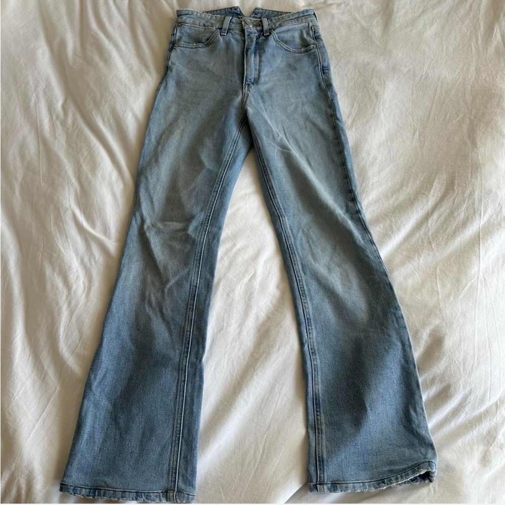 SPRWMN micro flare light wash jeans 24
